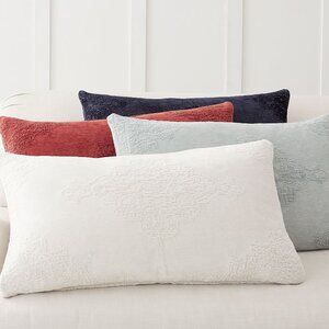 Pottery Barn Maddie Textured Lumbar Pillow Cover